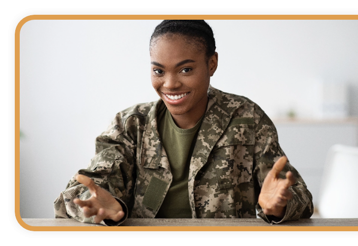 Female in military utilizing EAP benefit