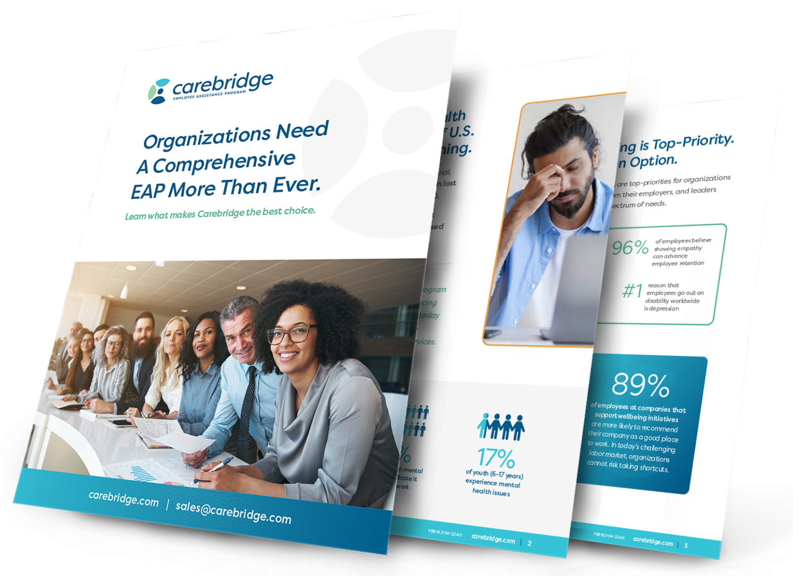 Sample image of our brochure titled Organizations Need a Comprehensive EAP More Than Ever